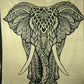 Indische Tagesdecke Mandala Wandtuch Laken  Elefant - Dekor Decke 218 / 412 Nijens