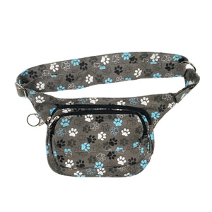 Gassi-Tasche S-XXXL Stoff-Canvas mit Pfotenmuster - Nijens Shop