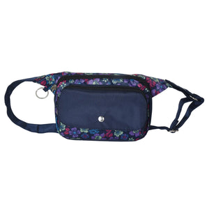 Nijens Gassi-Tasche Wasserabweisender Stoff mit Blumen Motiven