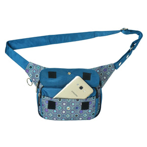 Gassi-Tasche Wasserabweisende (Nylon Petrol) Geometrische Verzierung - Nijens Shop 2