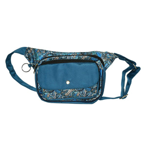 Gassi-Tasche, Wasserabweisende, mit Paisley Türkisblau - Nijens Shop