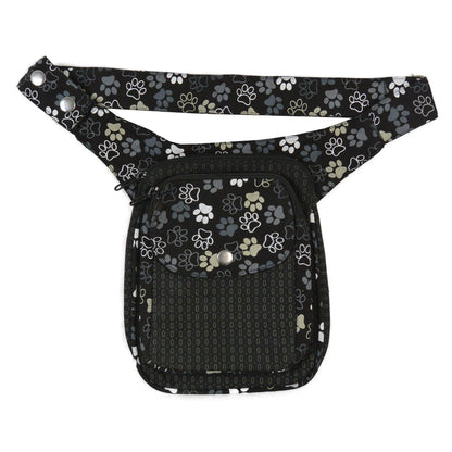 Gassi-Tasche mit Pfotenmuster - Praktisch & tierisch süß für unterwegs - Freiburg ND 741 A/B Nijens Shop