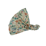 Elastisches Stoff-Haarband aus Baumwolle mit Blumenmuster 
