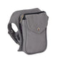 Gassi-Tasche Stoff-Canvas Grau 4