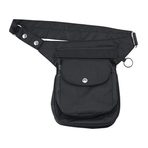 Gassi-Tasche - Wasserabweisende Einfarbige Schwarze - Nijens Shop