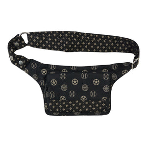 Bauchtasche Festival-Tasche aus Stoff in Braun