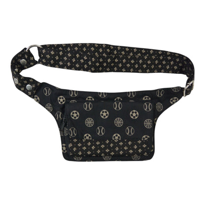 Bauchtasche Festival-Tasche aus Stoff in Braun
