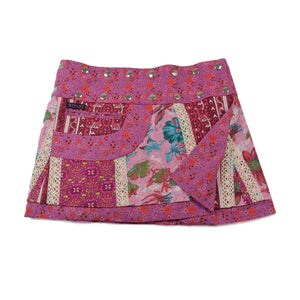 Sommerrock Minirock Wenderock Wickelrock aus Baumwolle - Chocochip Short 114 Nijens