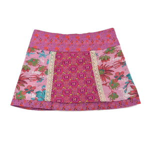 Sommerrock Minirock Wenderock Wickelrock aus Baumwolle - Chocochip Short 114 Nijens