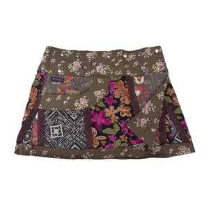 Sommerrock Wenderock Minirock aus Baumwolle - Chocochip Short 116 Nijens