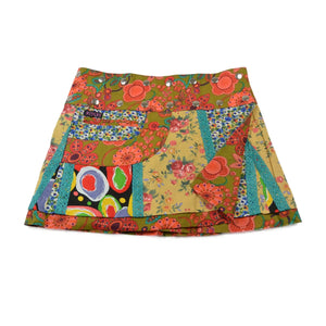 Sommerrock Minirock Wenderock Wickelrock aus Baumwolle - Chocochip Short 117 Nijens