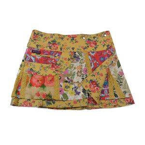 Sommerrock Minirock Wenderock Baumwollstoff - Chocochip Short 118 Nijens