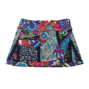 Sommerrock Minirock Strandrock Wickelrock aus Baumwolle - Chocochip Short 119 Nijens