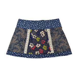 Sommerrock Wenderock Minirock aus Baumwolle - Chocochip Short 120 Nijens