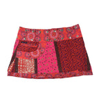 Sommerrock, Kurzer Wenderock, Minirock mit Blumenmuster - Chocochip S-126 Nijens