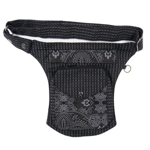 Schwarze Gassi-Tasche S-XXXL Nijens Tasche für Spaziergang mit Hund