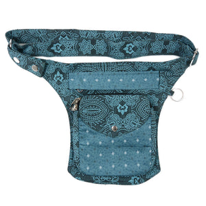 Gassi-Tasche Stoff-Baumwolle Marineblau 