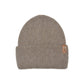 Vorderansicht der brauen Angora Beanie Marseille von Nijens