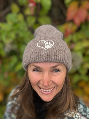 Unisex Beanie Angora Braun - Marseille 4/25