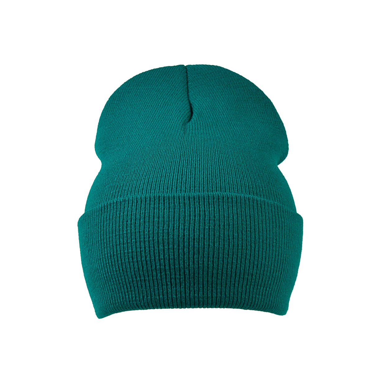 Beanie aus 100 % Acryl Türkisblau