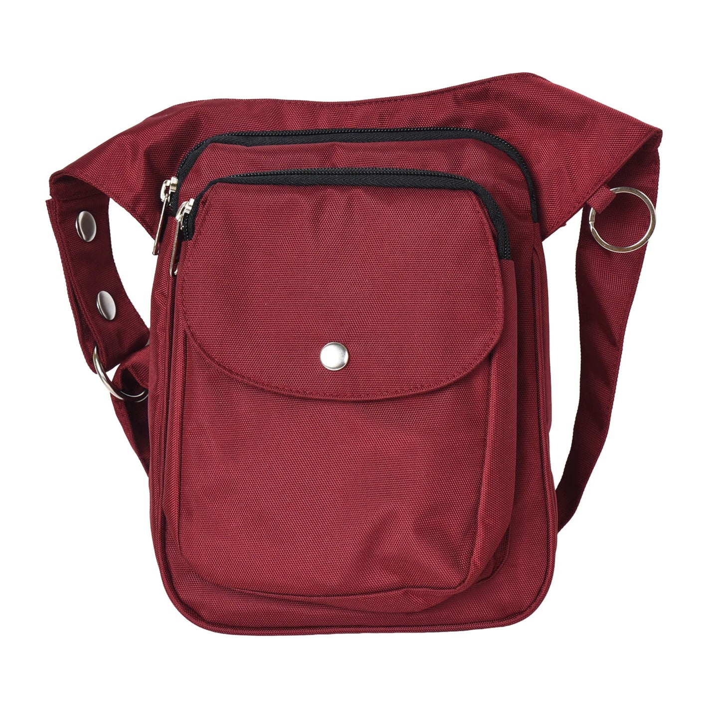 Gassi-Tasche Wasserabweisend (Nylon Weinrot) Freiburg ZHS 75512 Nijens Shop
