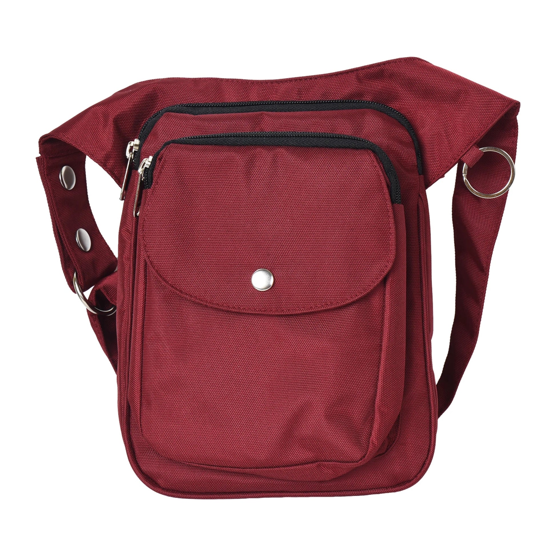 Gassi-Tasche Wasserabweisend (Nylon Weinrot) Freiburg ZHS 75512 Nijens Shop