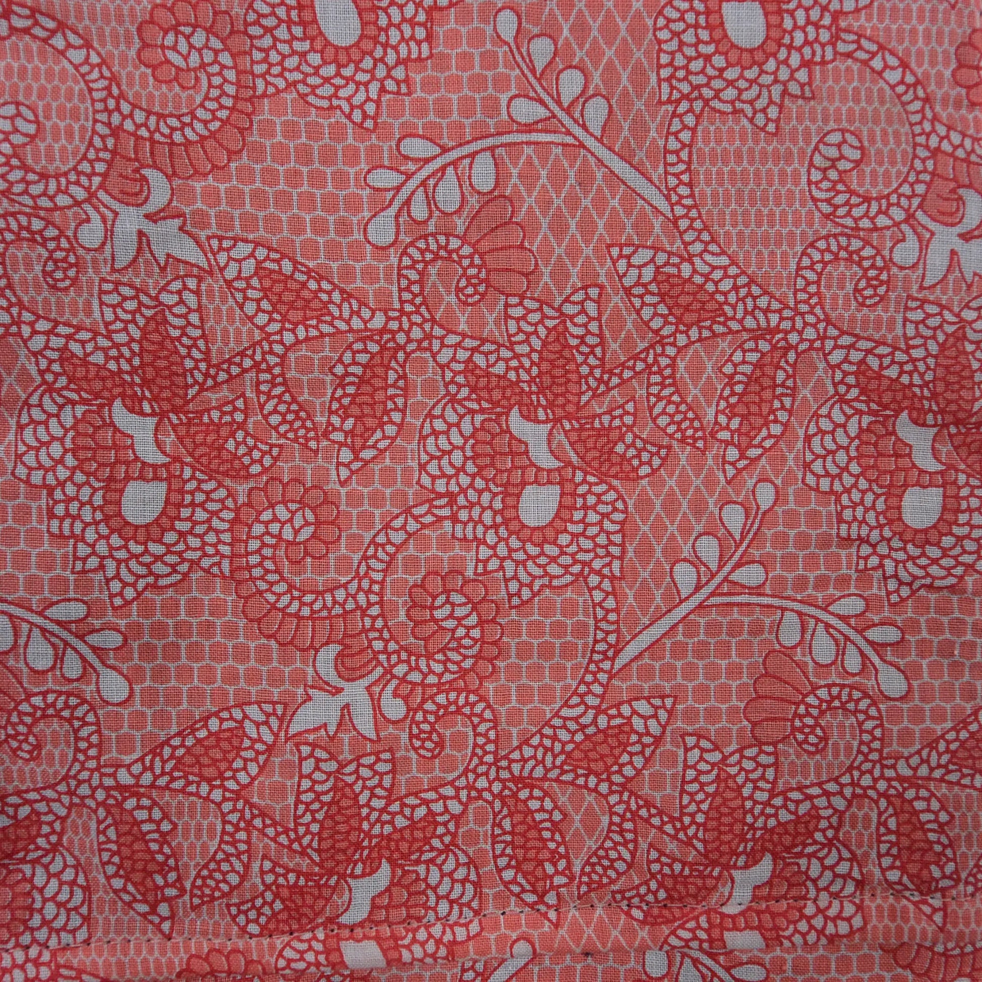 Baumwolle in Rosa mit floralen Mustern – Stofftasche von Nijens