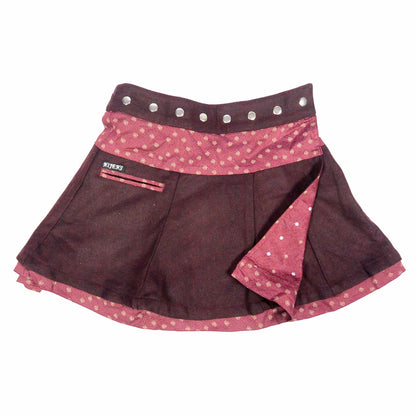 Winterrock Wenderock Wenderock Minirock Wollrock Bordeauxrot