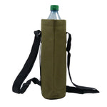 Flaschen Tasche Wasserabweisende (Nylon Khaki) für Wasserflaschen bis 1500 ml  - Nijens Shop