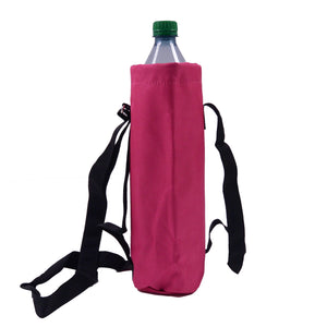 Nijens Flaschen Tasche Wasserabweisende (Nylon Rosa) für Wasserflaschen 