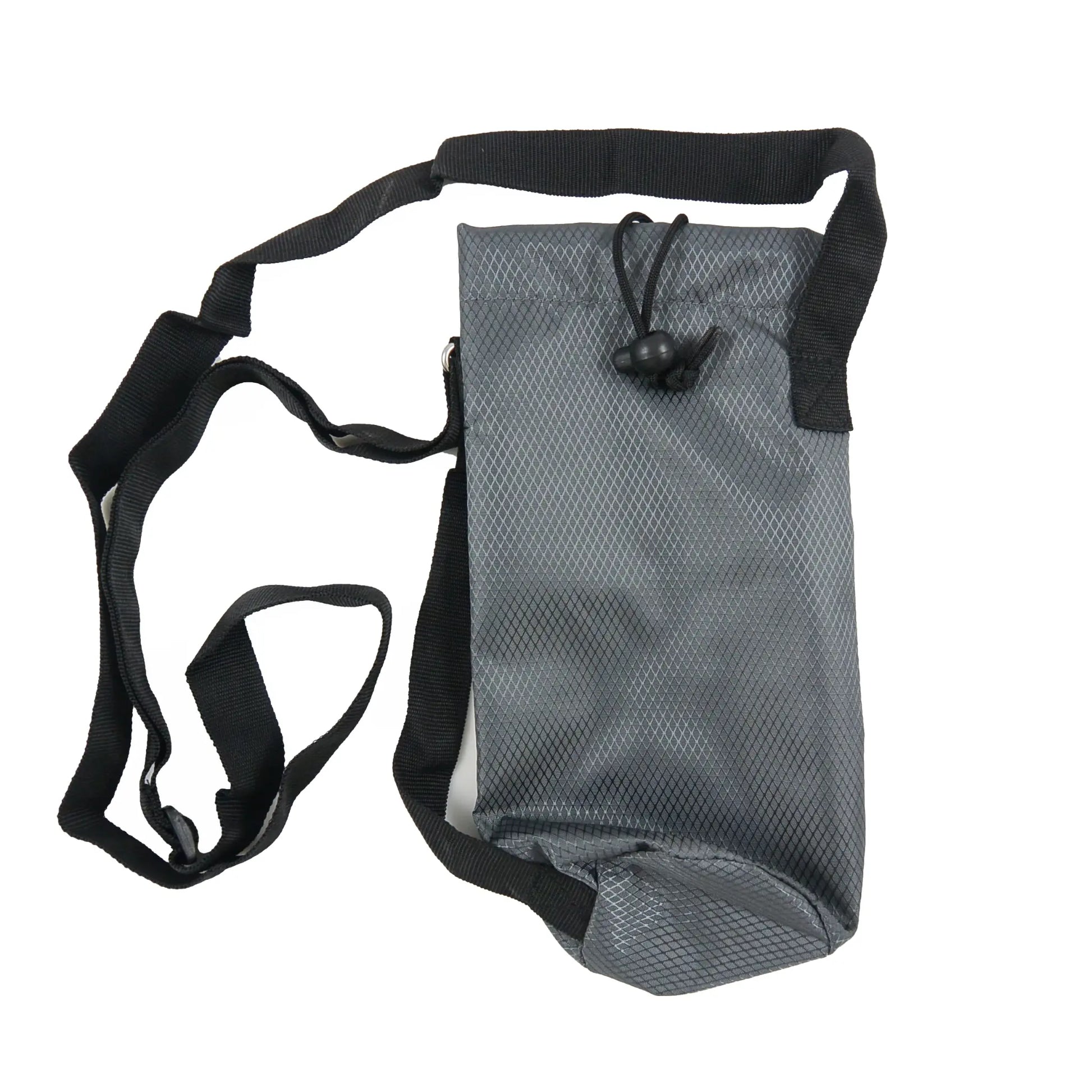 Wasserabweisende Tasche, Flaschenhalter aus Nylon in Grau. Bild 2