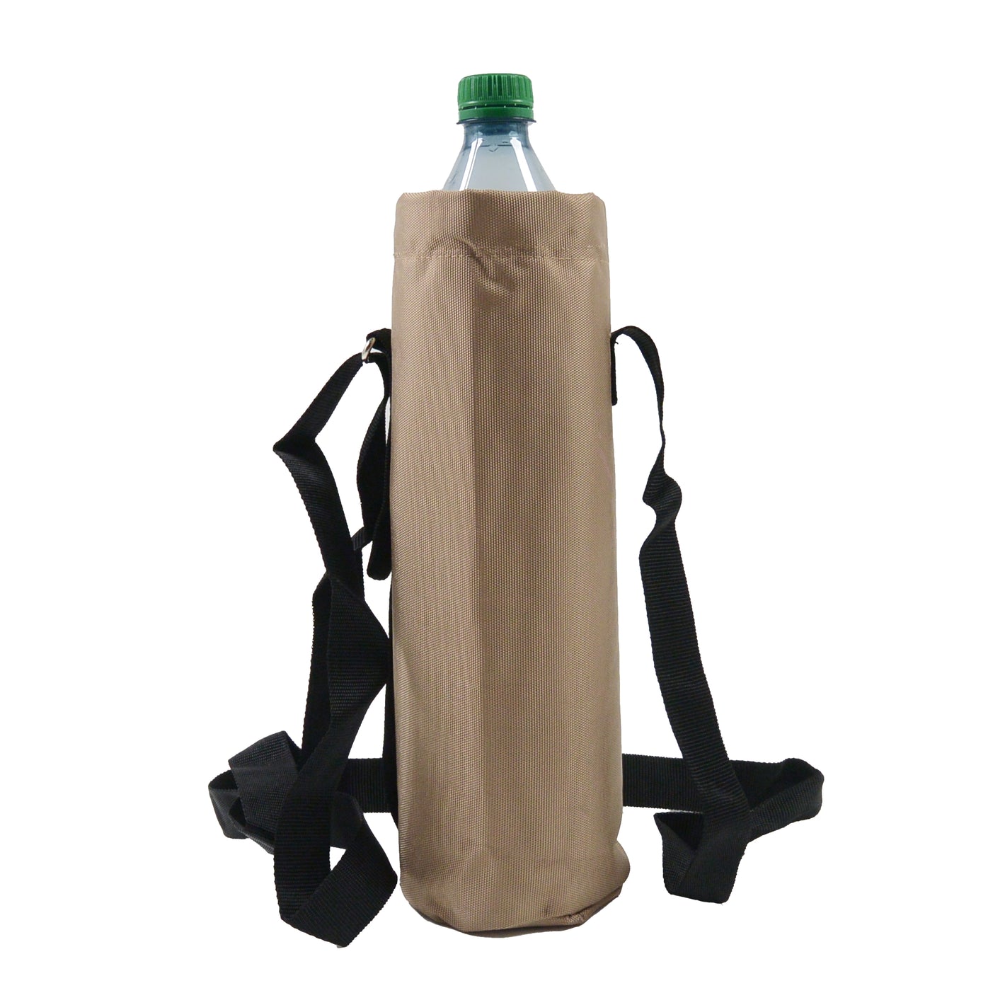 Flaschen Tasche Wasserabweisende (Nylon Beige) für Wasserflaschen bis 1500 ml - Nijens Shop