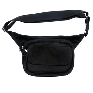 Nijens Gürteltasche Schwarze Gassi-Tasche S-XXXL für Hunde