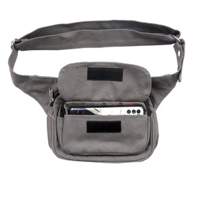 Multifunktionale Gassi-Tasche S-XXXL Canvas Grau - Frankfurt 7701 Nijens Shop