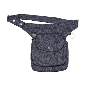 Gassi-Tasche für Hundebesitzer Bauchtasche Stoff Paisley Nijens Hannover