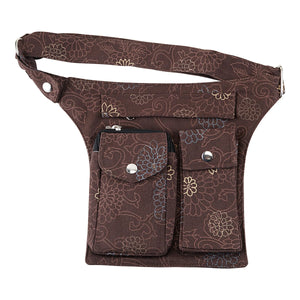 Leckerli-Tube Gassi-Tasche (Stoff Braun-Gold) - Lefkada PLUS 21 Nijens Shop
