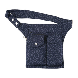 Leckerli-Tube Tasche (Stoff Pfoten Nachtblau) für Hunde Nijens