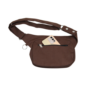 Nijens Gassi-Tasche (Nylon Braun) für Hunde Wanderung 2