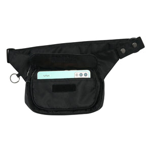 Nijens Wasserdichte mit veganem Leder Schwarze Gassi-Tasche 2