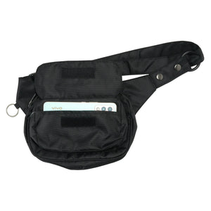 Nijens Wasserdichte Einfarbige Gassi-Tasche Black 2