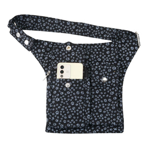 Leckerli-Tube Tasche (Stoff mit Pfötchen Motiv) für Hunde Nijens 2