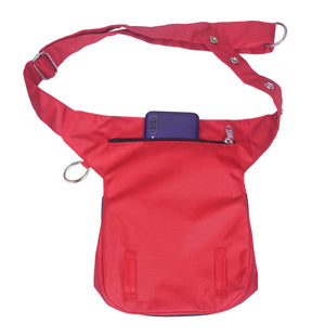 Nijens Wasserdichte Gassi-Tasche, Wetterfeste Leckerli-Tasche Rot