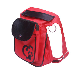 Nijens Wasserdichte Gassi-Tasche, Wetterfeste Leckerli-Tasche S-XXXL mit Hundepfote & Herz 2