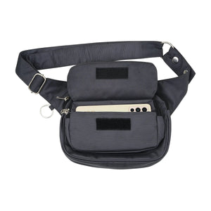 Wasserabweisende Gassi-Tasche für Hunde Wanderung (Nylon Grau) Nijens Shop 2