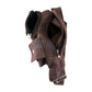 Treat tube Dog Walking Bag (fabric brown-gold) - Lefkada 21