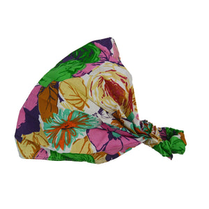 Nijens fabric colorful flowers hairband headband bandana 55