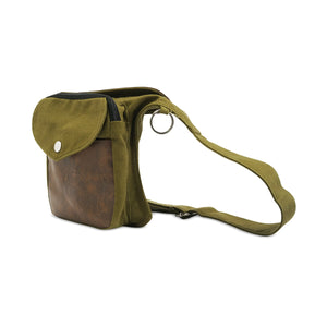 Hundeleckerli-Tasche aus Canvas mit Kunstleder "Herz mit Hundepfote" Nijens 3