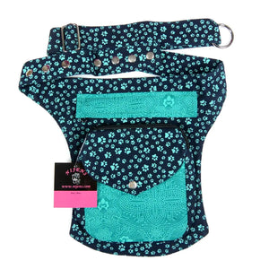 Leckerlitasche Nijens für Hundebesitzer Barcelona-587 Cyan Paw