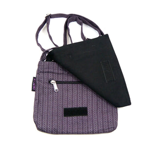 Kleine Tasche Nijens Umhängetasche Stoff Lavendel