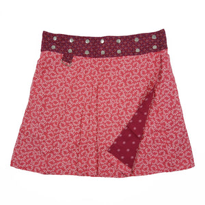 Nijens Wenderock Sommerrock Wickelrock Viskose Rosa 2